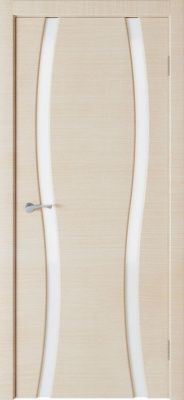 Дверь экошпон Сириус 2 со стеклом