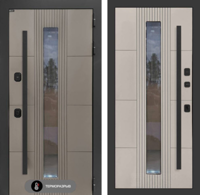 Входная дверь Термолаб 2 Про со стеклопакетом