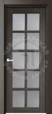 Дверь экошпон 77К со стеклом