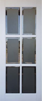 Дверь из массива сосны Прима 2 ДО6 со стеклом