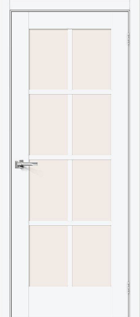 Дверь эмалит Прима-11.1 ПЭТ White Silk 800х2000