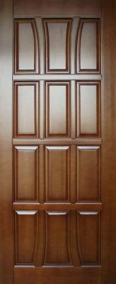 Дверь из массива сосны Тюльпан глухая