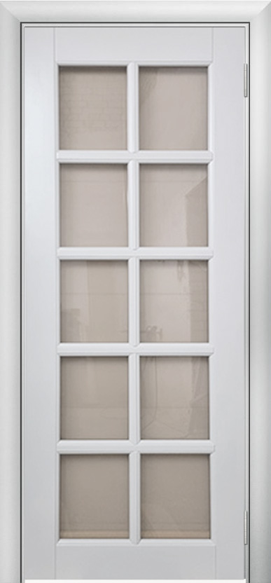 Дверь из массива сосны Прима 4 ДО10 со стеклом 800х2000