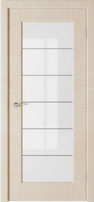 Дверь экошпон Люкс с молдингом со стеклом Дверь экошпон Люкс с молдингом со стеклом