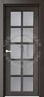 Дверь экошпон 77К с черным стеклом 600х2000 Дверь экошпон 77К с черным стеклом 600х2000