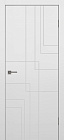 Дверь глухая Графика 5 белый эмалит 800х2000