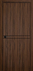 Дверь эмалит Fox 9 орех пекан шоко 600х2000