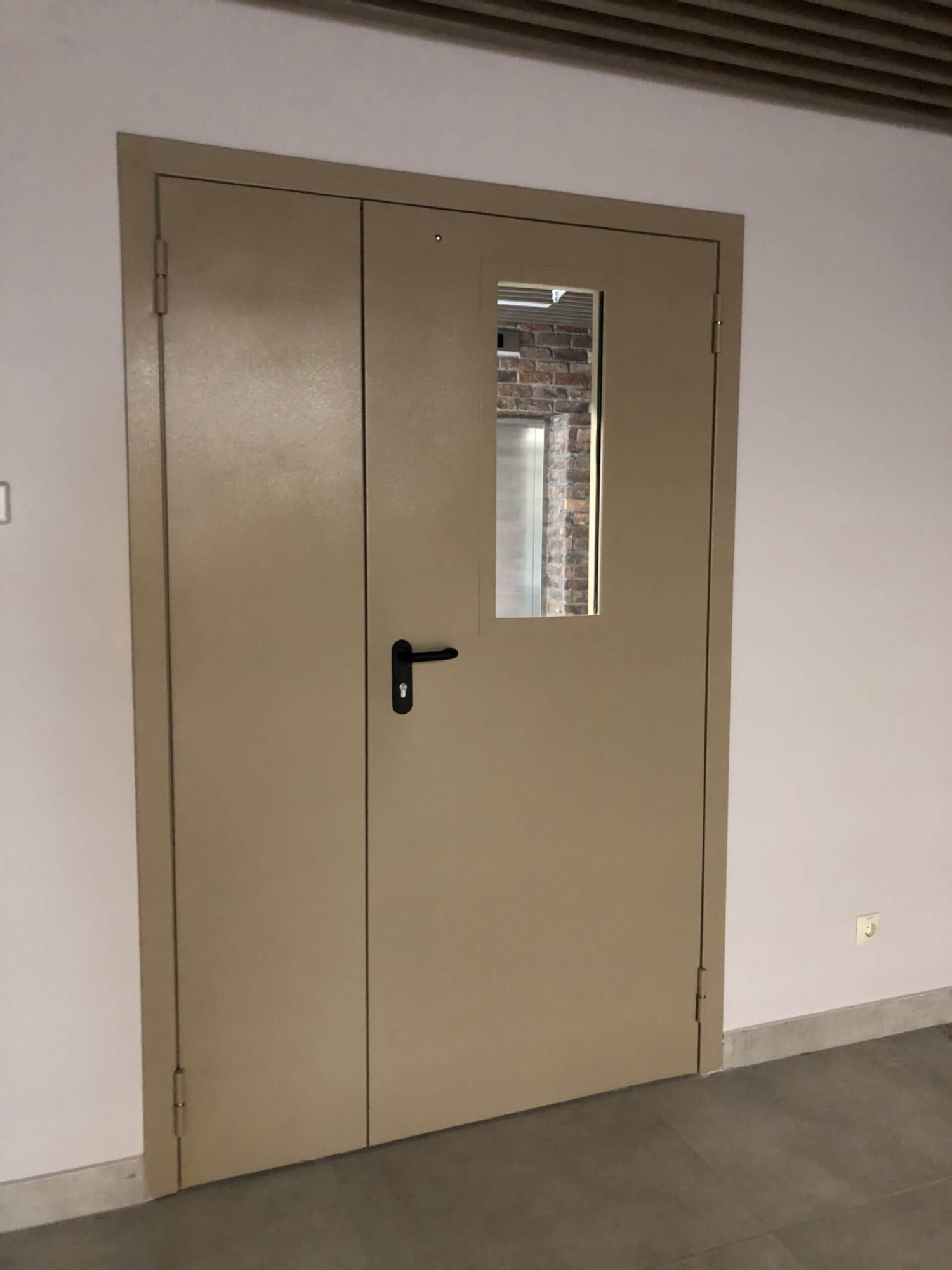 Дверь противопожарная двустворчатая ДМП EI60 нестандарт