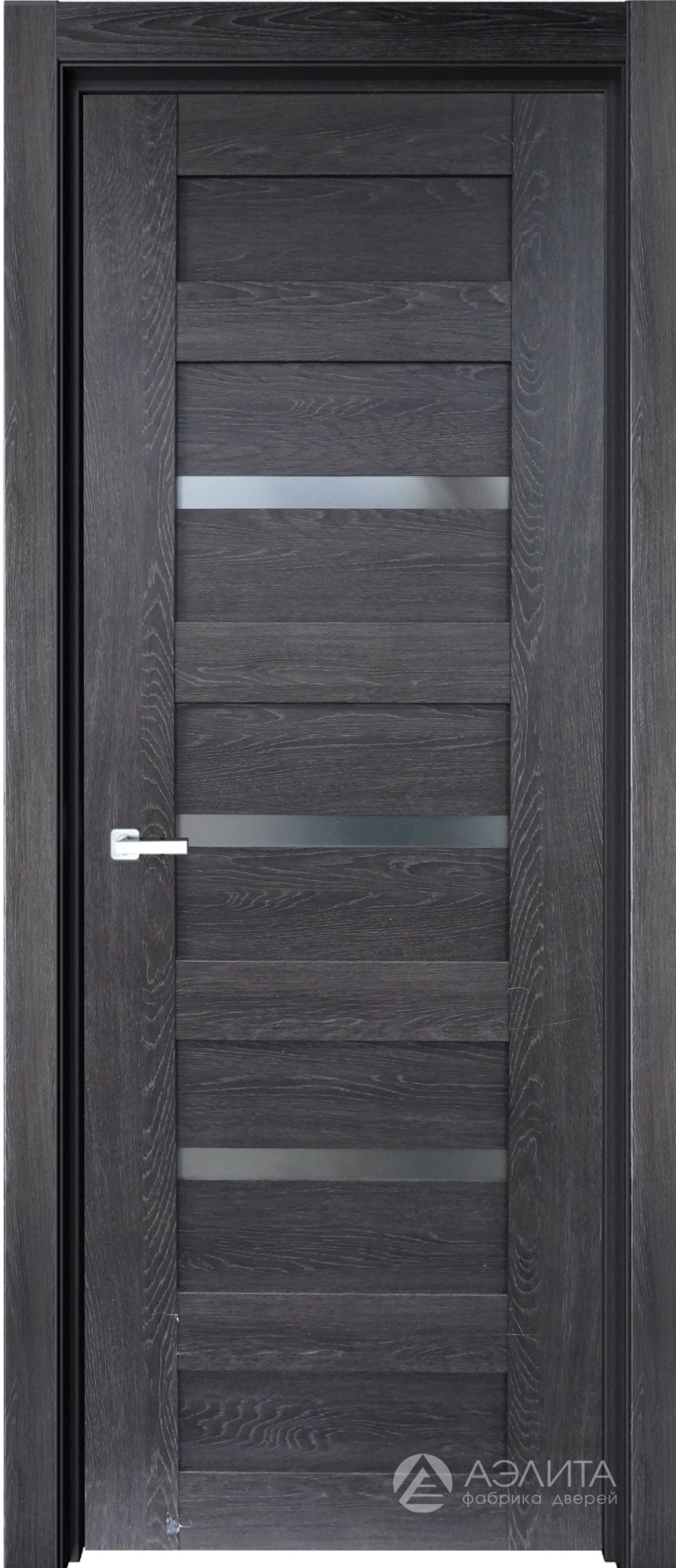 Дверь экошпон 27К с матовым стеклом 600х2000 Дверь экошпон 27К с матовым стеклом 600х2000