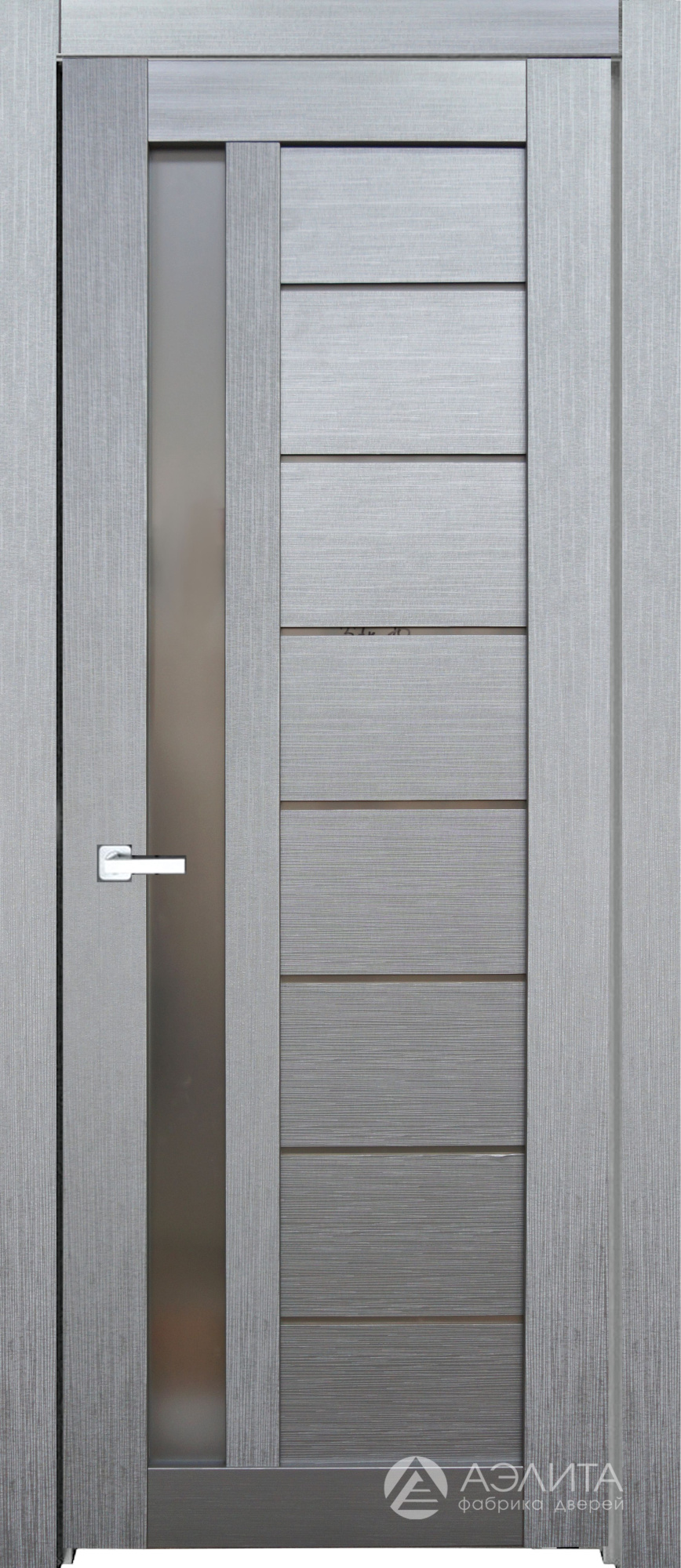 Дверь экошпон 37К с матовым стеклом 600х2000 Дверь экошпон 37К с матовым стеклом 600х2000