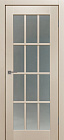 Дверь со стеклом Юник 102 ПО ваниль эмалит 800х2000