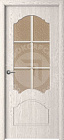 Дверь экошпон Кэрол ПО с матовым стеклом 800х2000