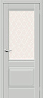 Дверь эмалит Прима-3 ПЭТ Grey Silk 800х2000 Дверь эмалит Прима-3 ПЭТ Grey Silk 800х2000