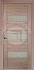 Дверь экошпон 58К с матовым стеклом 600х2000