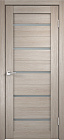 Дверное полотно Экошпон DUPLEX 800х2000 цвет Капучино стекло Мателюкс