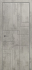 Дверь глухая Графика 5 бетон 800х2000