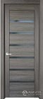 Дверь экошпон 71К с матовым стеклом 600х2000