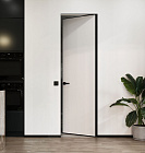Дверь скрытая M2 Invisible от себя черная кромка левая 800х2000