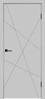 Дверное полотно Эмаль SCANDI S 900х2000 цвет Светло-серый