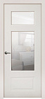 Дверь экошпон Твин 140 ПО с матовым стеклом 800х2000