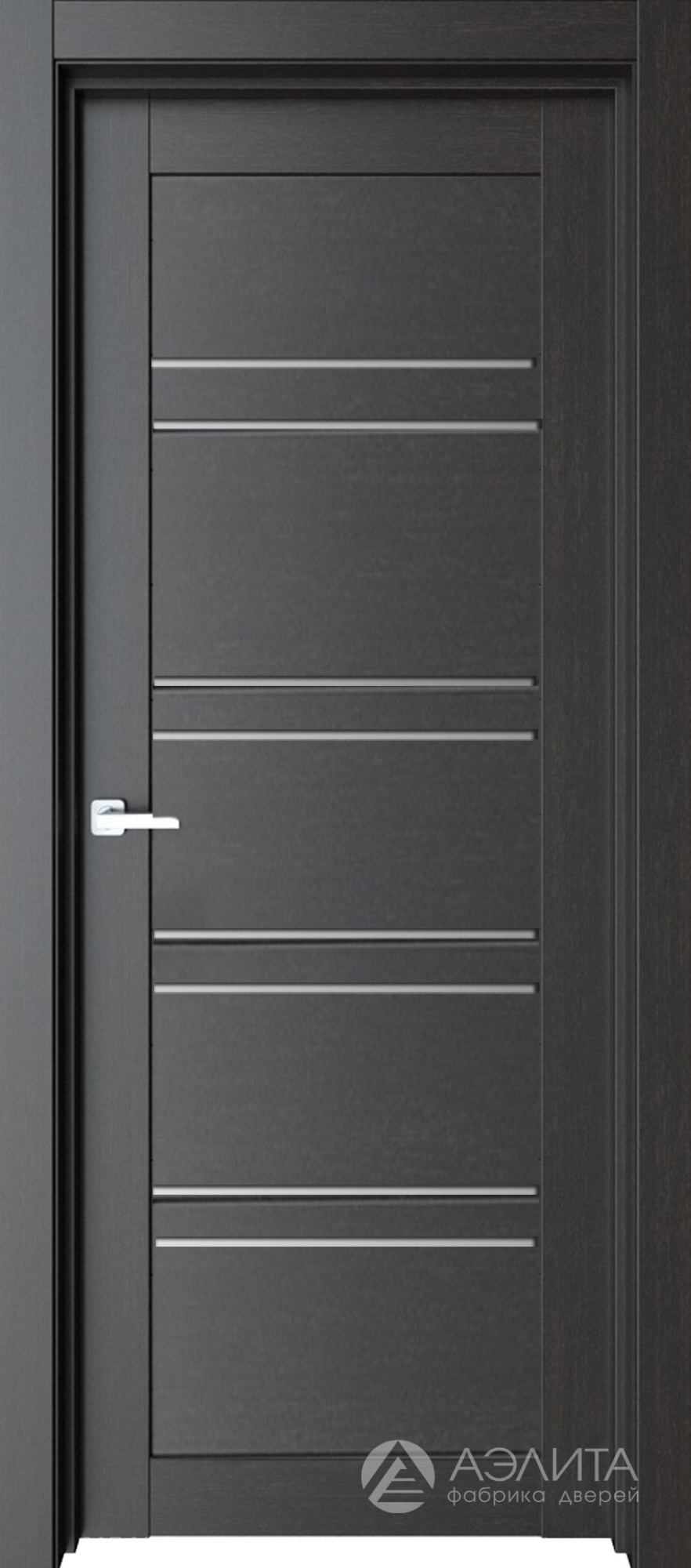 Дверь экошпон 75К с матовым стеклом 600х2000 Дверь экошпон 75К с матовым стеклом 600х2000