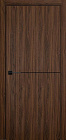Дверь эмалит Fox 2 орех пекан шоко 600х2000 Дверь эмалит Fox 2 орех пекан шоко 600х2000