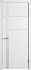 Дверь со стеклом Trivia белая эмаль 800х2000 стекло Lacobel White