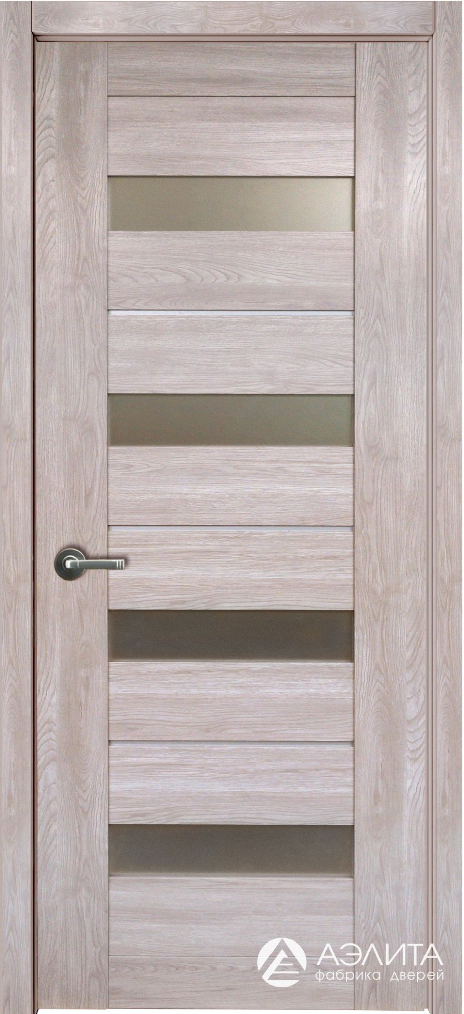 Дверь экошпон 52К с матовым стеклом 600х2000 Дверь экошпон 52К с матовым стеклом 600х2000