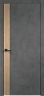Дверное полотно Экошпон TECHNO BLACK DUO 1 900х2000 цвет Муар темно-серый