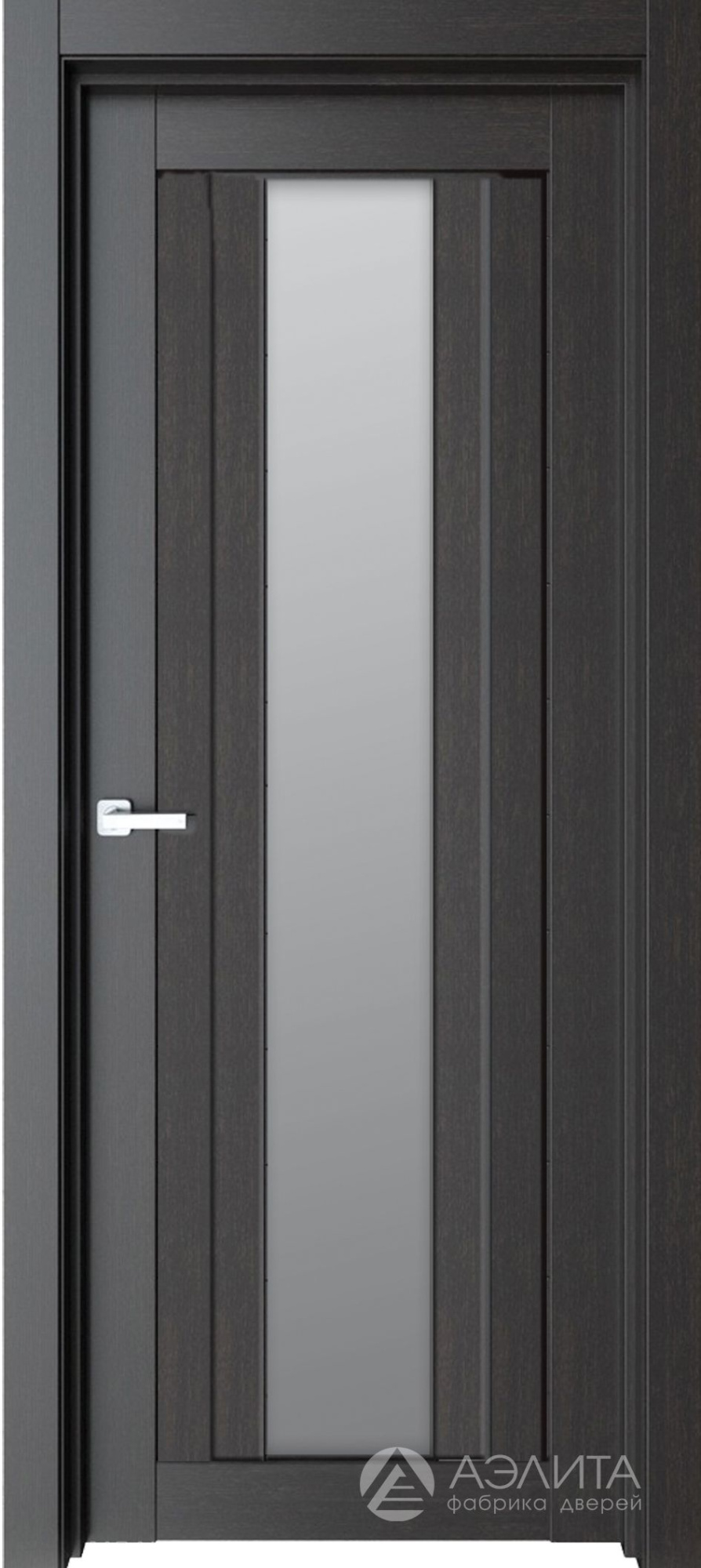 Дверь экошпон 16К с матовым стеклом 600х2000 Дверь экошпон 16К с матовым стеклом 600х2000