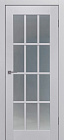 Дверь со стеклом Юник 102 ПО манхеттен 800х2000