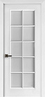 Дверь со стеклом Богемия 6 ПДО белая эмаль 800х2000