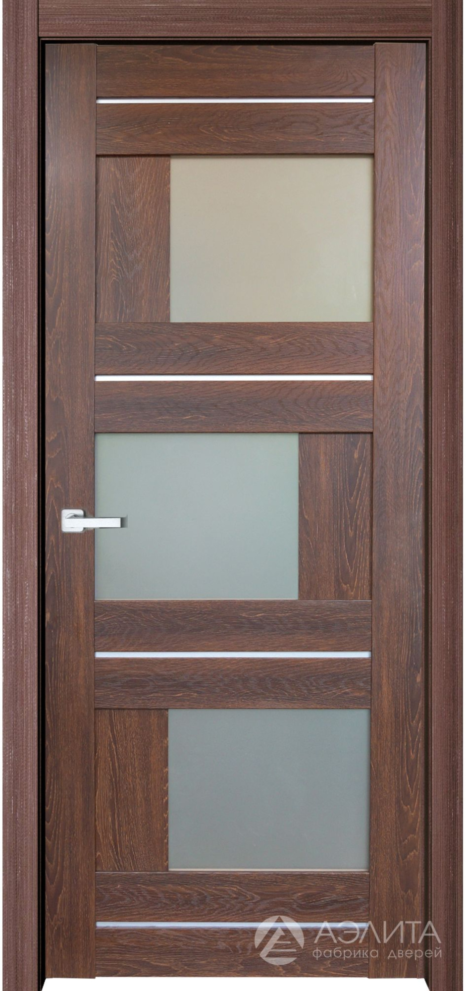 Дверь экошпон 13К с матовым стеклом 600х2000 Дверь экошпон 13К с матовым стеклом 600х2000