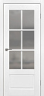 Дверь со стеклом Юник 103 ПО аляска 800х2000