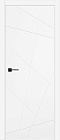Дверь экошпон GEOMETRY-1 белый 800х2000